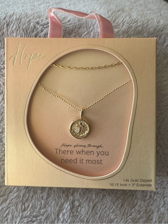 Target Jewelry - Target Brand 14k Gold Dipped Hope Cross Necklace